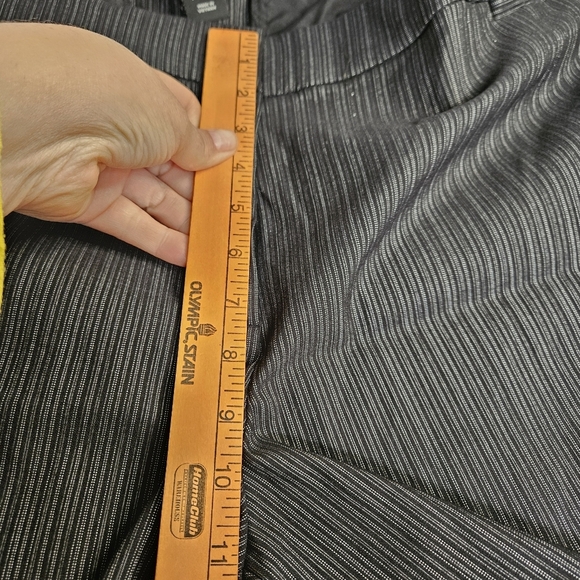Lane Bryant Black Pinstripe Pants Plus Size 28 Regular - Picture 5 of 8